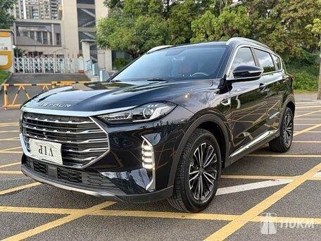 Jetour, X70 PLUS, 1500, 156, бензин, внедорожник, робот, передний привод, среднее состояние, левый, черный, 1 200 000 ₽